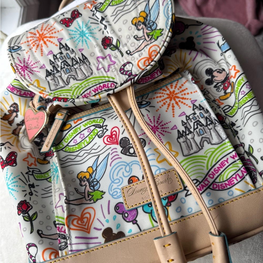 NWT Disney Sketch Backpack - Retired and HTF